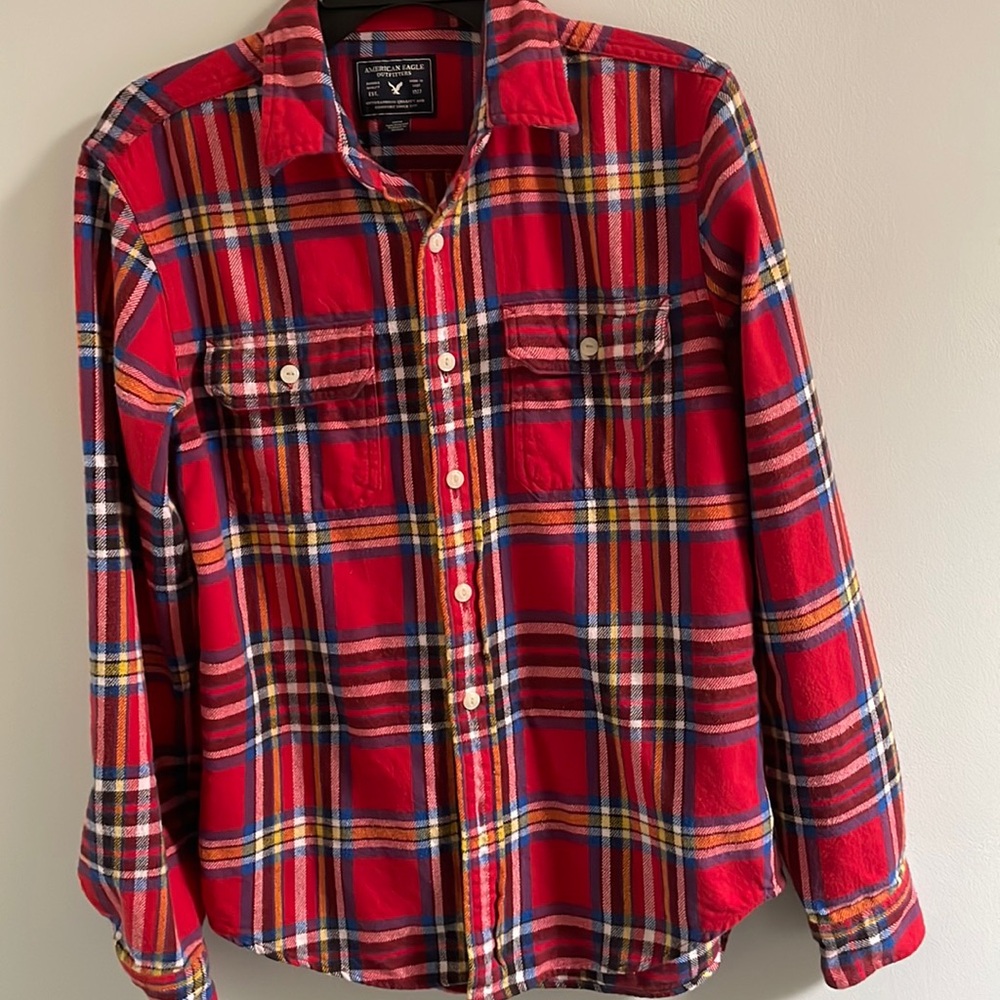 American Eagle men’s cotton flannel shirt